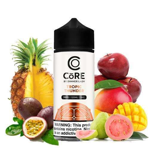 Dinner Lady Tropic Thunder 120ML vape juice bottle front view