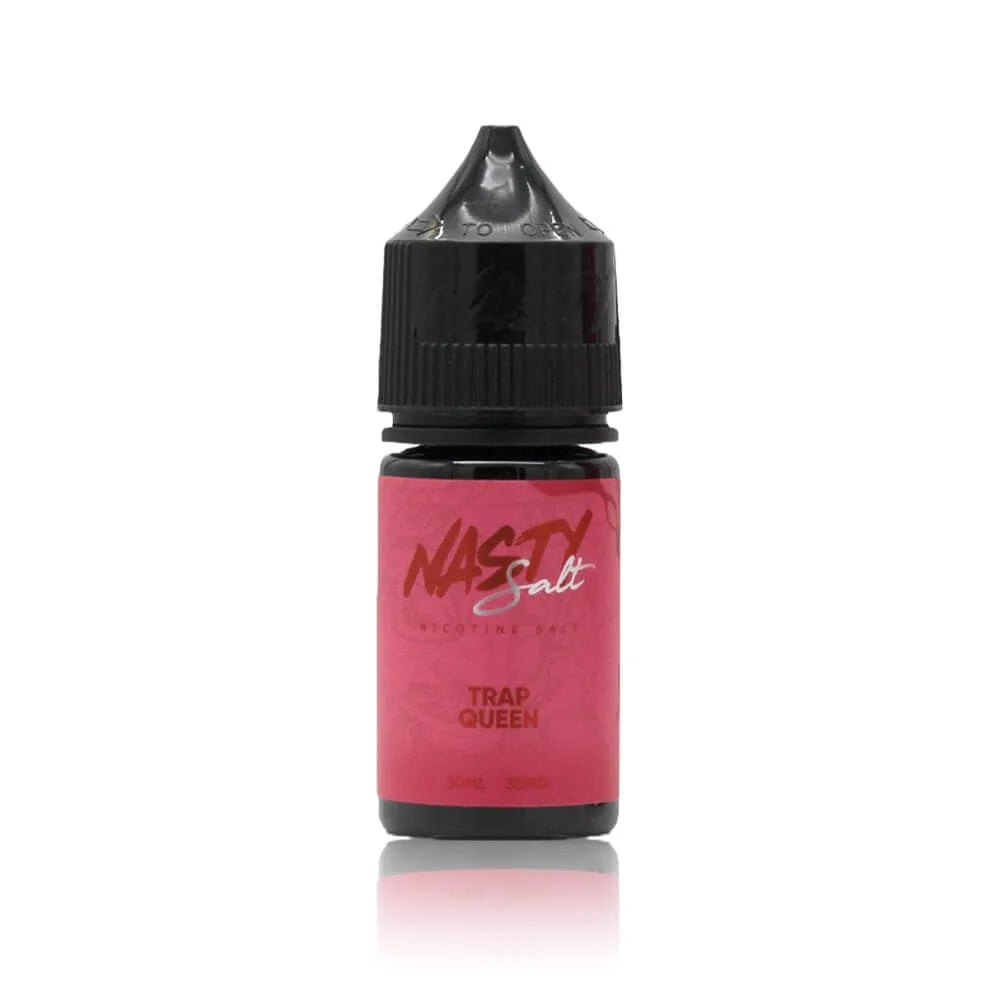 Nasty Trap Queen Nic Salt 30ml bottle – Strawberry flavor e-liquid for pod vapes