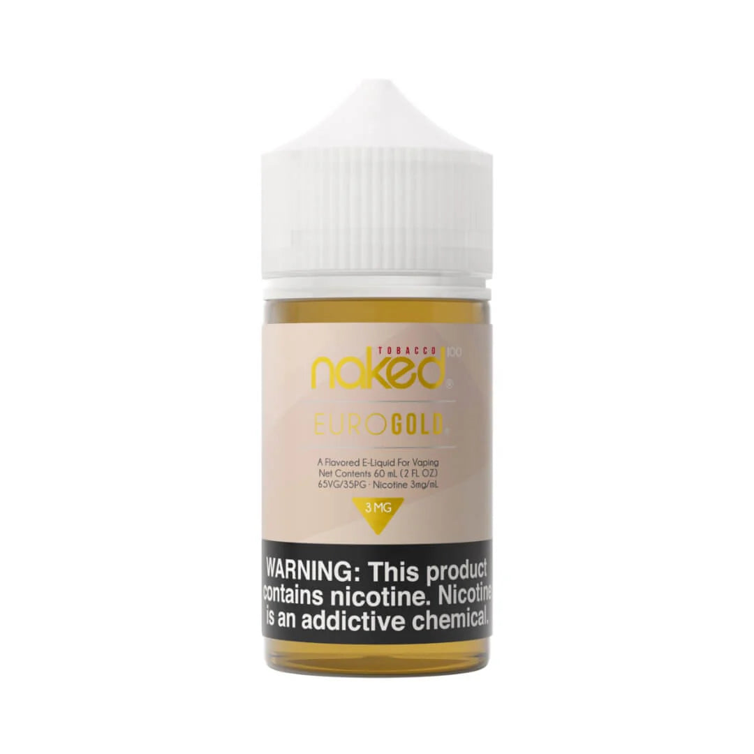 Naked 100 Euro Gold (60ml) Vape Juice – 6MG (India)