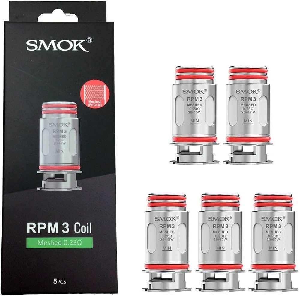SMOK RPM Meshed Coils 0.23Ω 0.15Ω 5-Pack India