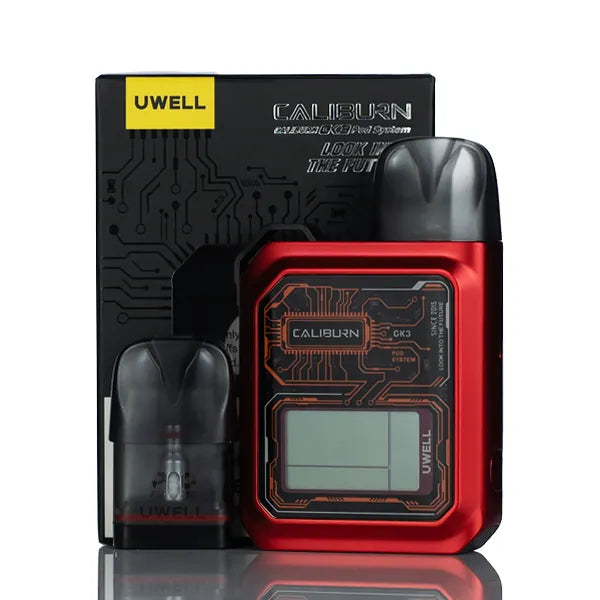 	“Uwell Caliburn GK3 Pod Kit with Box – 1000mAh Nic Salt Vape in India”