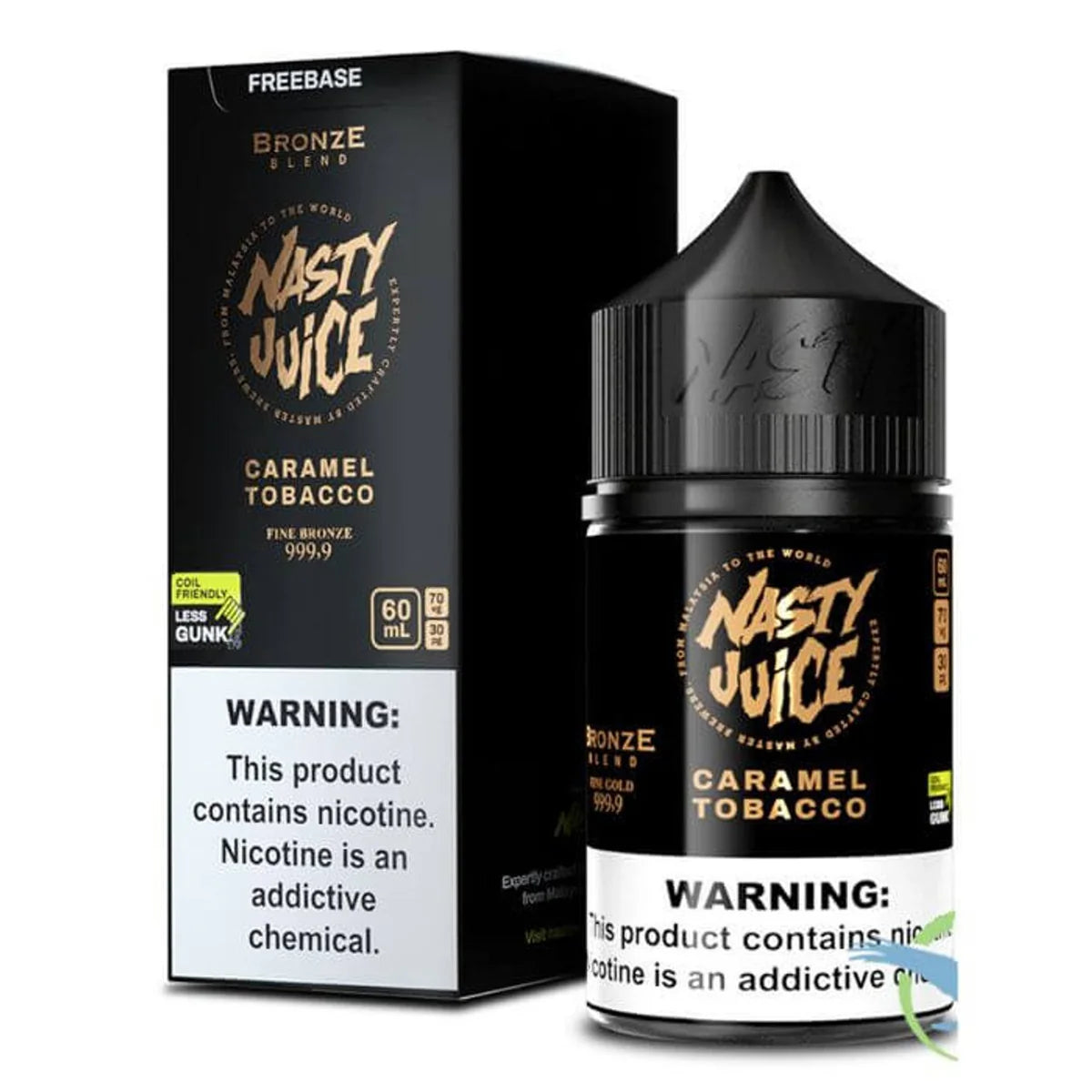 Nasty Bronze Blend 60ML vape juice 3MG bottle front view