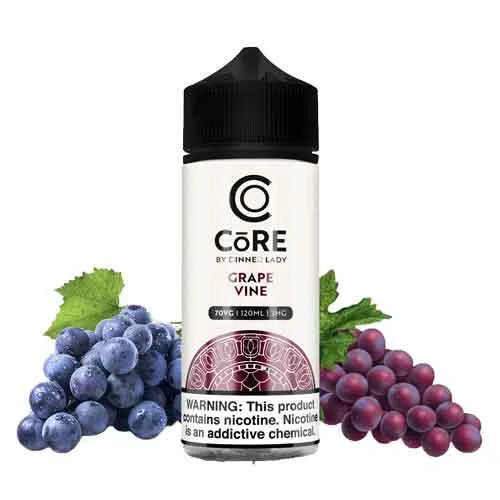 Dinner Lady Grape Vine 120ML vape juice bottle front view