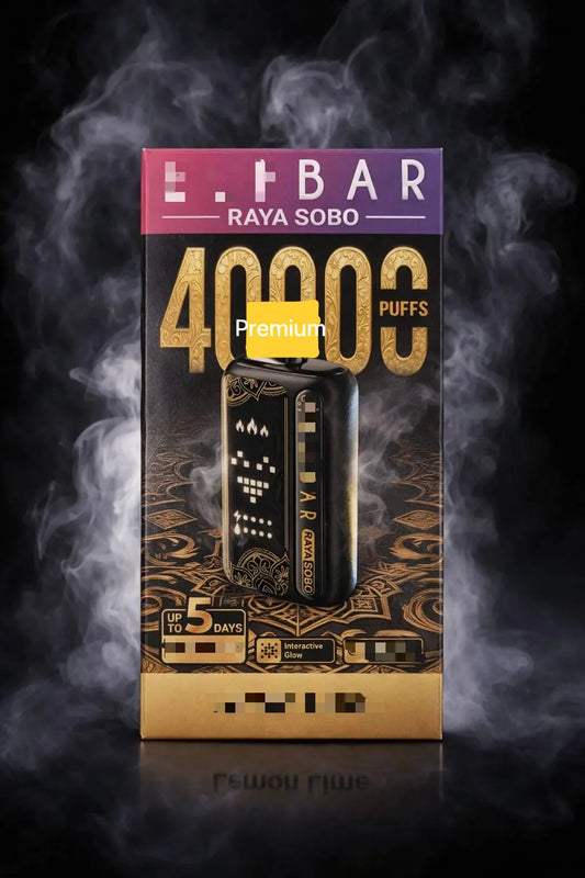Elfbar SOBO 40000 puffs disposable vape all flavors front view