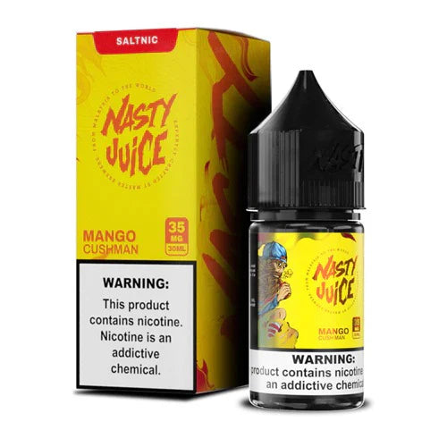 Cushman Mango Nic Salt 30ml with box – 35mg & 50mg tropical mango vape juice