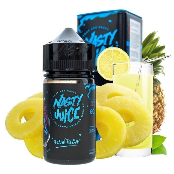 Nasty Slow Blow 60ML vape juice 3MG bottle front view