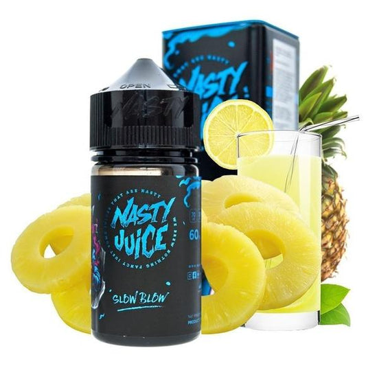 Nasty Slow Blow 60ML vape juice 3MG bottle front view