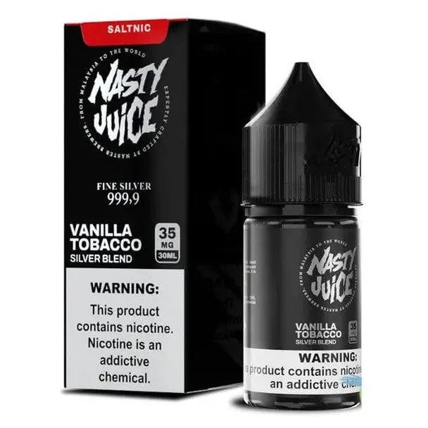 Nasty Vanilla Tobacco 30ML nic salt bottle front view