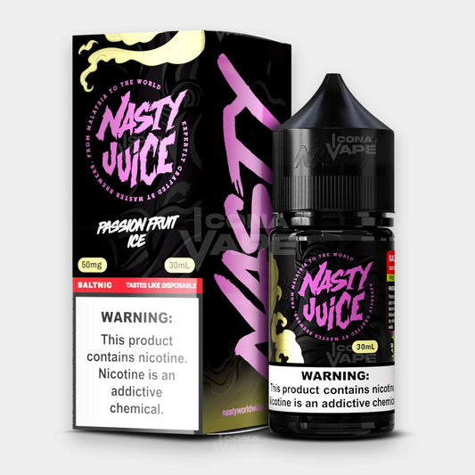 Nasty Passion Fruit Ice nic salt 30ML bottle front view