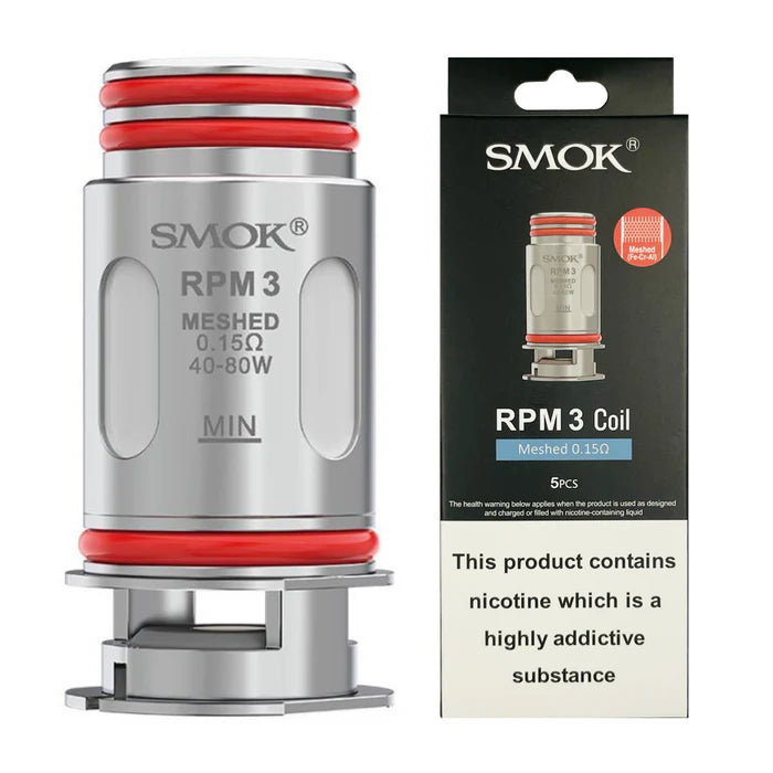 SMOK RPM Mesh replacement coils front view