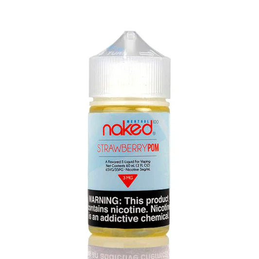 Naked 100 Strawberry Pom 60ml vape juice India