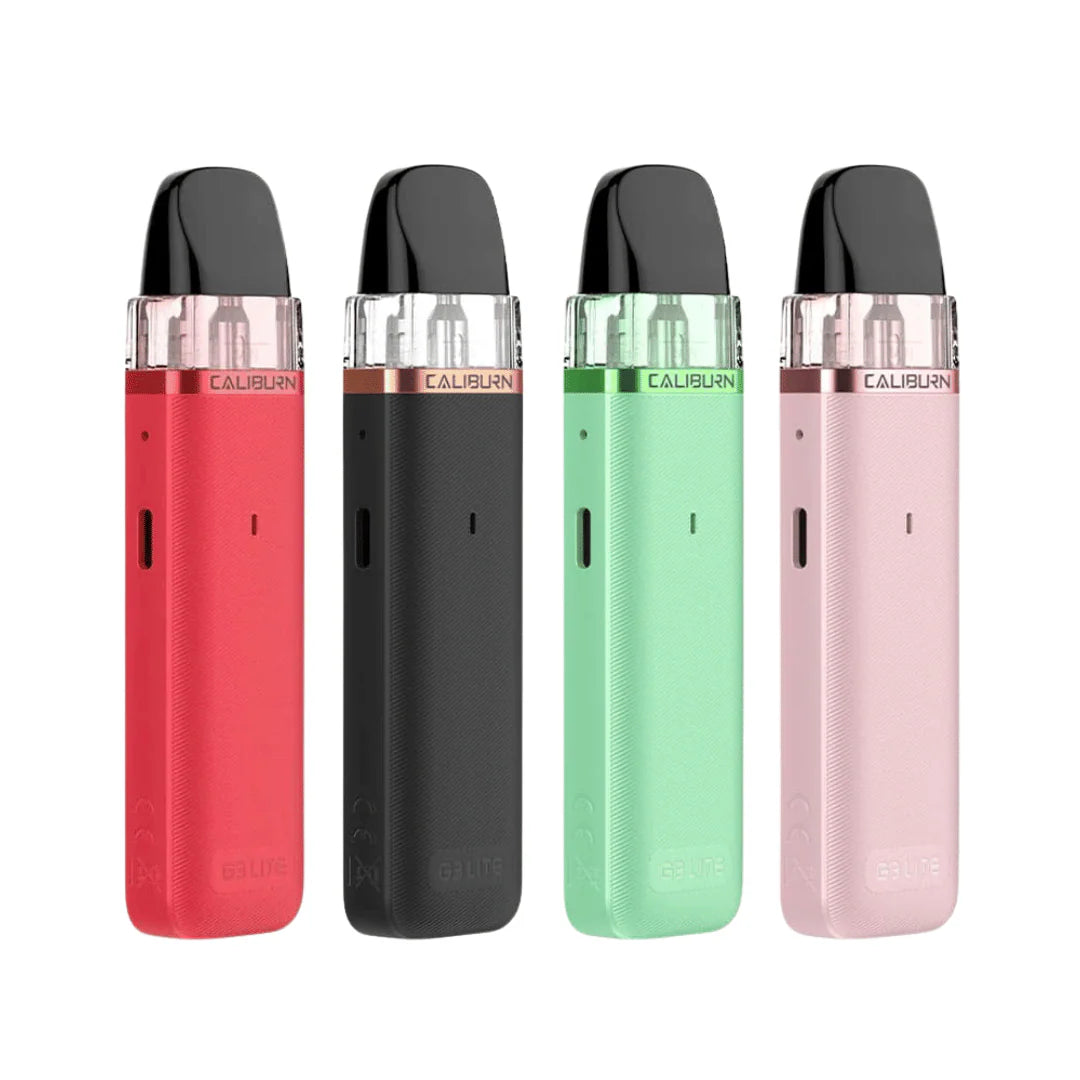Uwell Caliburn G3 Lite Pod System in Multiple Colours – Red, Black, Green, and Pink Variants