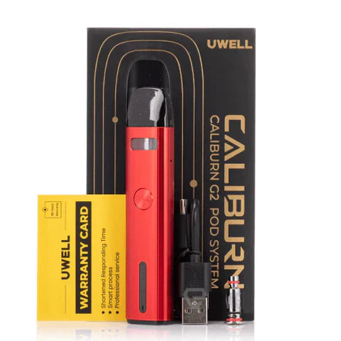 "UWELL Caliburn G2 Pod Kit available in multiple colors for MTL and RDL vaping in India"