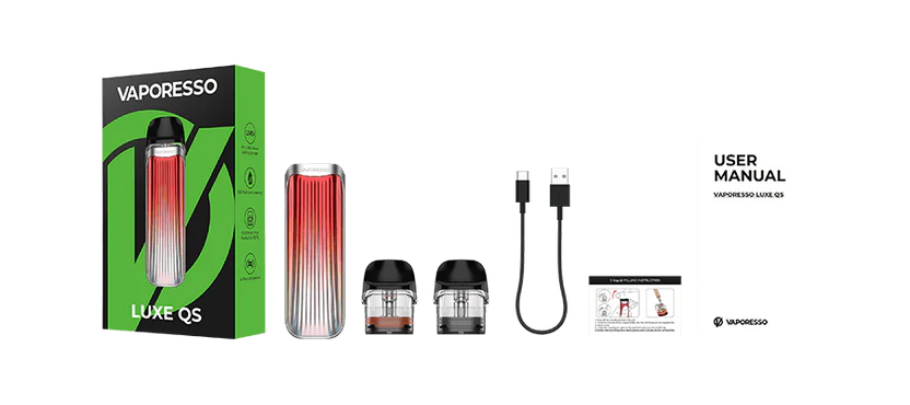 Vaporesso Luxe QS Type-C charging